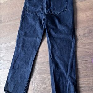 Denim Forum Arlo High Rise Jeans in Deep Indigo